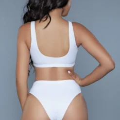 Be Wicked Vera 2 Piece Bikini Set White SWIMWEAR