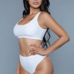 Be Wicked Vera 2 Piece Bikini Set White SWIMWEAR