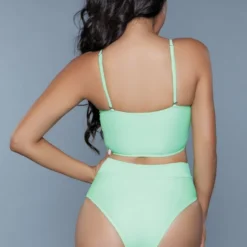 Be Wicked Chanity Swimsuit Neon Green