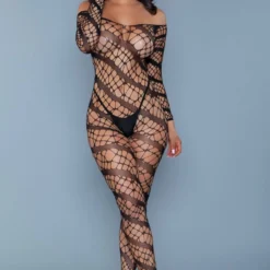 Be Wicked Web Of Love Bodystocking LINGERIE