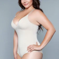 Be Wicked What Waist Shapewear Bodysuit Nude