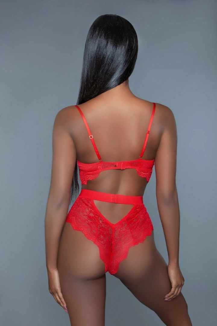Be Wicked LINGERIE Bettany Red Bodysuit 4 Be Wicked LINGERIE Bettany Red Bodysuit