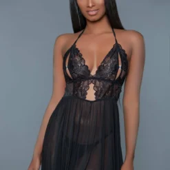 Be Wicked Cosette Open Cup Babydoll