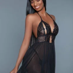 Be Wicked Cosette Open Cup Babydoll