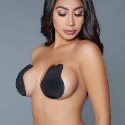 Be Wicked Black Bunny Self-Adhesive Nipple Cover LINGERIE 7 Be Wicked Black Bunny Self-Adhesive Nipple Cover LINGERIE