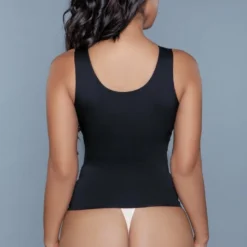 Be Wicked LINGERIE Miraculous Shapewear Top Black