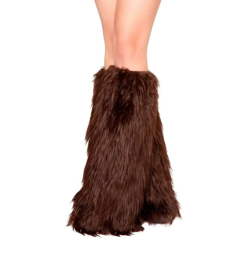 Roma Costume Faux Fur Leg Warmers ACCESORIES 12 Roma Costume Faux Fur Leg Warmers ACCESORIES