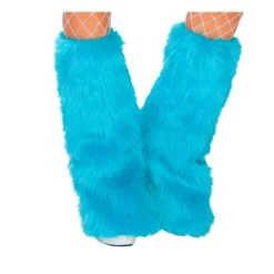 Roma Costume Faux Fur Leg Warmers ACCESORIES 24 Roma Costume Faux Fur Leg Warmers ACCESORIES
