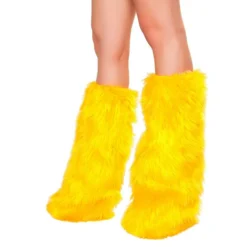 Roma Costume Faux Fur Leg Warmers ACCESORIES 22 Roma Costume Faux Fur Leg Warmers ACCESORIES
