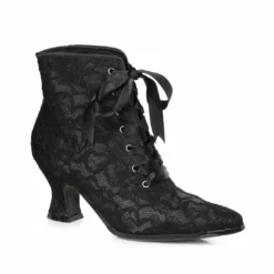 Ellie Shoes Lace Ankle Boot With Laces