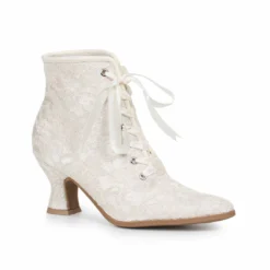 Ellie Shoes Lace Ankle Boot With Laces