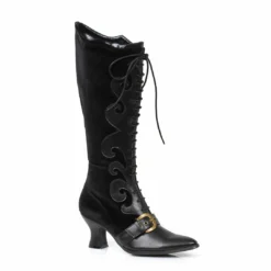 Ellie Shoes Victorian Boot With Lace Up