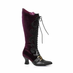 Ellie Shoes Victorian Boot With Lace Up
