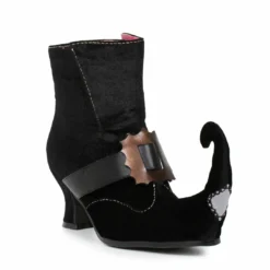 Ellie Shoes Velvet Elf Ankle Boot