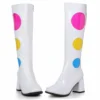Ellie Shoes Knee High Boot With Dots
