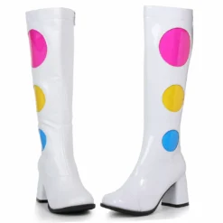 Ellie Shoes Knee High Boot With Dots