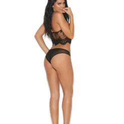 Elegant Moments Black Cami Set