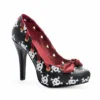 Ellie Shoes Closed Toe Pump With Skulls