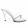 Ellie Shoes Clear Mule With Rhinestones 1 Ellie Shoes Clear Mule With Rhinestones