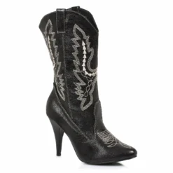 Ellie Shoes High Heel Ankle Cowgirl Boot 6 Ellie Shoes High Heel Ankle Cowgirl Boot