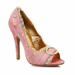 Ellie Shoes 4.5 Decorative Fabric Peep-Toe W/Rhinestones 11 Ellie Shoes 4.5 Decorative Fabric Peep-Toe W/Rhinestones