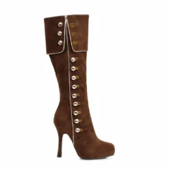 Ellie Shoes Knee High Button Up Boot