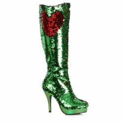 Ellie Shoes Mermaid Flip Sequins Boot