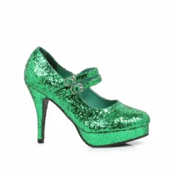 Ellie Shoes Double Strap Glitter Mary Jane