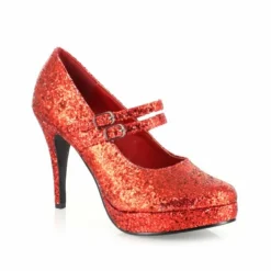 Ellie Shoes Double Strap Glitter Mary Jane