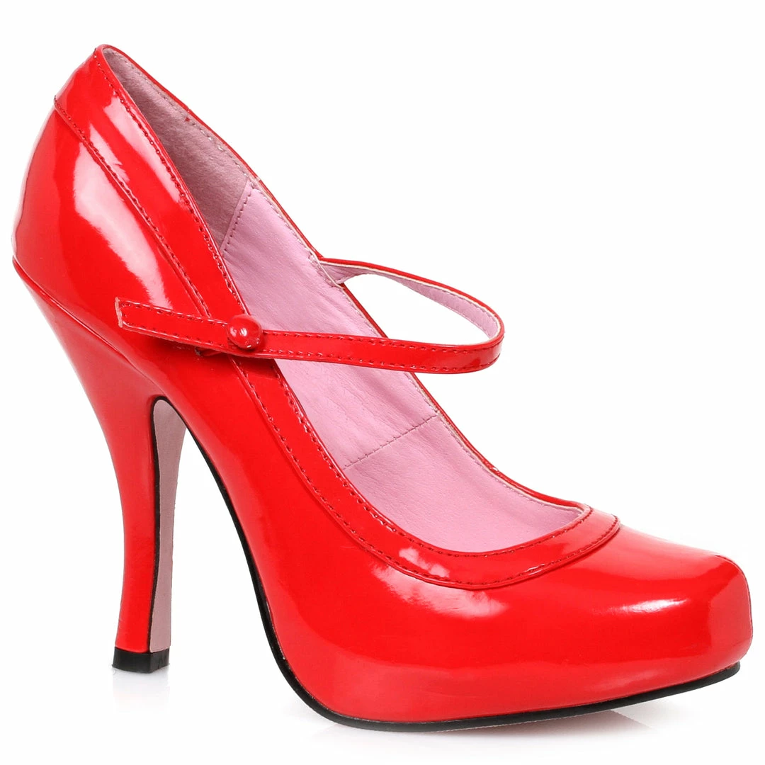 Ellie Shoes Patent Mary Jane With Concealed Platform 6 Ellie Shoes Patent Mary Jane With Concealed Platform