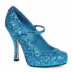 Ellie Shoes Glitter Mary Jane With Platform