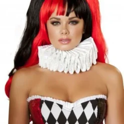 Roma Costume ACCESORIES Black Red Wig