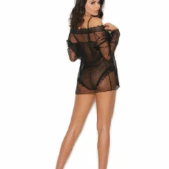 Elegant Moments LINGERIE Black Teddy