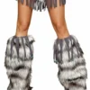 Roma Costume ACCESORIES Leg Warmers With Beaded Fringe