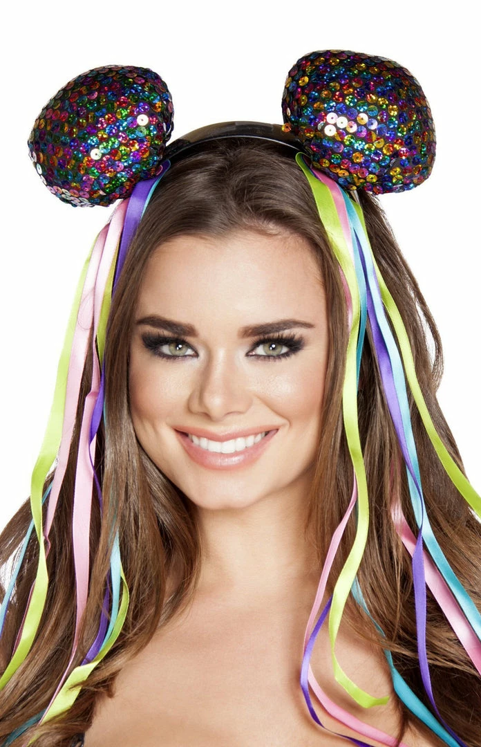 Roma Costume Hair Multi Sequin Head Piece 3 Roma Costume Hair Multi Sequin Head Piece
