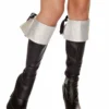 Roma Costume ACCESORIES Silver Glitter Boot Cuffs