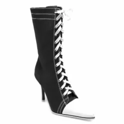 Ellie Shoes 4.5 Heel Sneaker Ankle Boots
