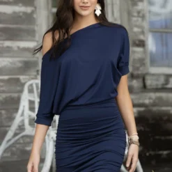 Espiral Off Shoulder Dress CLOTHING