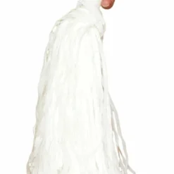 Roma Costume Pair Of White Pompoms Costume Accessories