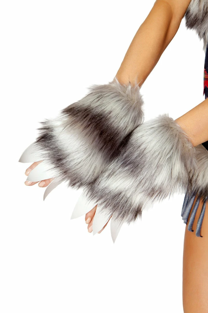 Roma Costume Pair Of Wolf Gloves 3 Roma Costume Pair Of Wolf Gloves