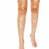 Roma Costume Pair Of Metallic Leg Wraps Rave Leg Warmers & Wraps