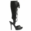 Ellie Shoes 5 Heel Knee High Sandal 2 Ellie Shoes 5 Heel Knee High Sandal
