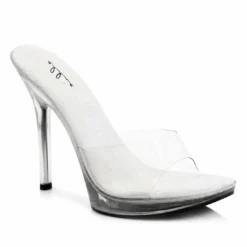 Ellie Shoes 5 Heel Clear Mule