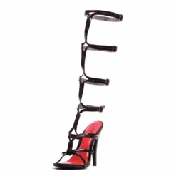 Ellie Shoes 5 Heel Knee High Strap Up Sandal