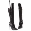 Ellie Shoes 5 Heel Knee Boot With Whip 2 Ellie Shoes 5 Heel Knee Boot With Whip