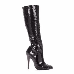 Ellie Shoes 5 Heel Sequins Knee Boot