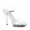 Ellie Shoes 5 Heel Clear Wide Width Sandal 1 Ellie Shoes 5 Heel Clear Wide Width Sandal
