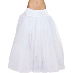 Roma Costume Full Length White Petticoat