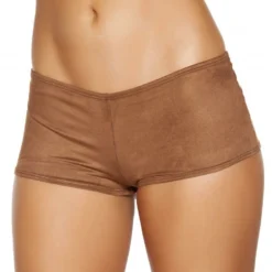Roma Costume Brown Suede Boy Shorts CLOTHING