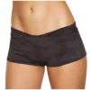 Roma Costume CLOTHING Black Suede Boy Shorts